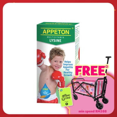 APPETON Multivitamin Lysine Syrup 120ml