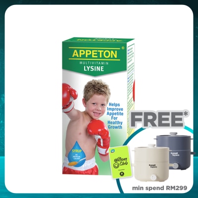 APPETON Multivitamin Lysine Syrup 120ml