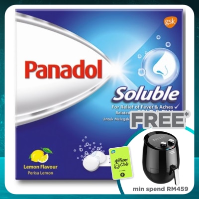 PANADOL Soluble Pain & Fever due to Cold Flu 20S
