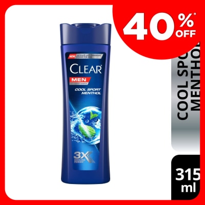 CLEAR MEN Cool Sport Menthol Anti-Dandruff Shampoo 315ml