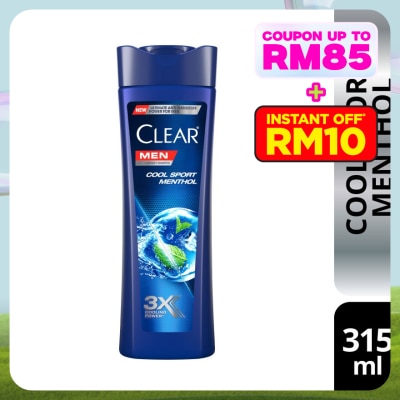 CLEAR MEN Cool Sport Menthol Anti-Dandruff Shampoo 315ml