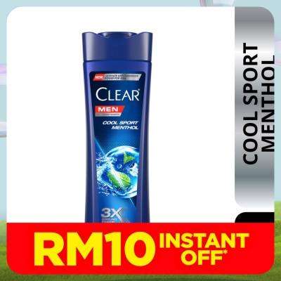 CLEAR MEN Cool Sport Menthol Anti-Dandruff Shampoo 315ml