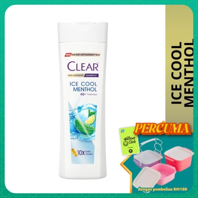 CLEAR - Anti-Dandruff Ice Cool Menthol Shampoo 300ml