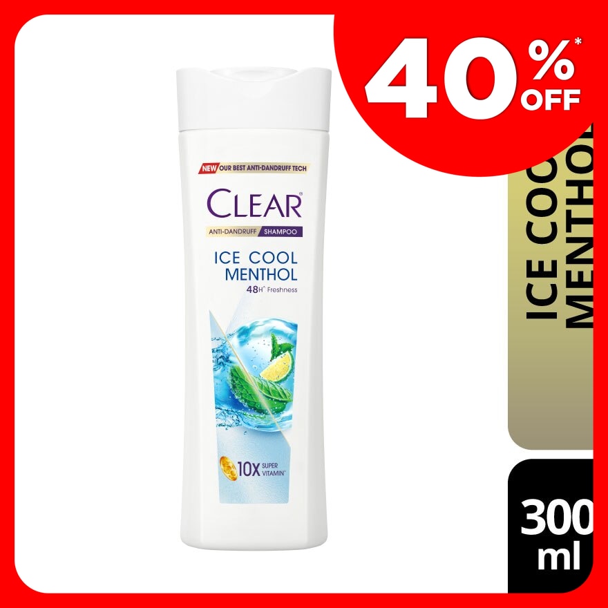 Anti-Dandruff Ice Cool Menthol Shampoo 300ml