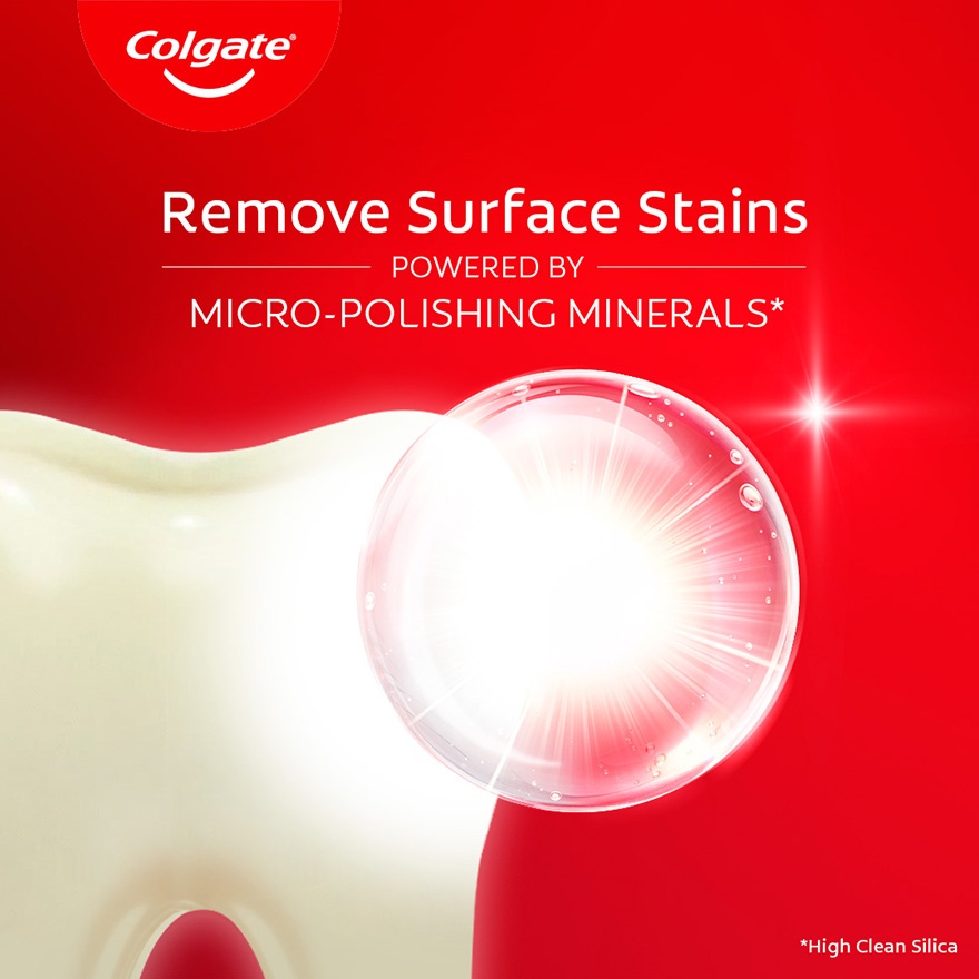 Colgate Optic White Mint Plus Mineral Whitening Toothpaste Valuepack 100g x2 image