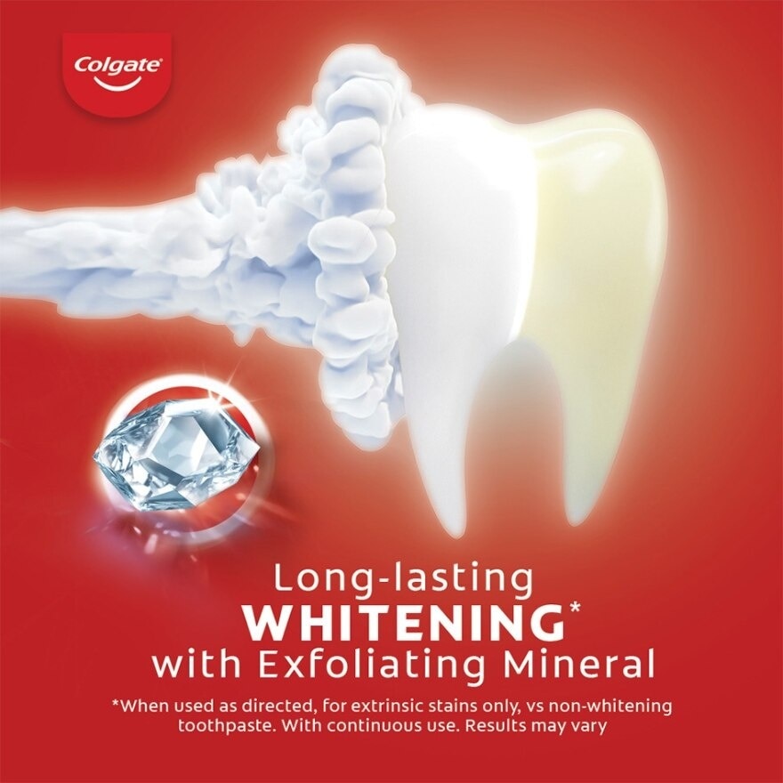 Optic White Exfoliating Mineral Toothpaste 2x100g