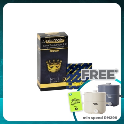 OKAMOTO Condom Crown (No.1 In Japan) 12's