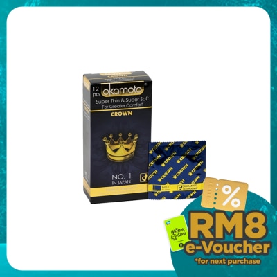 OKAMOTO Condom Crown (No.1 In Japan) 12's