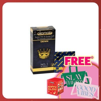 OKAMOTO Condom Crown (No.1 In Japan) 12's