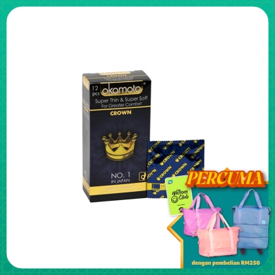 OKAMOTO Condom Crown (No.1 In Japan) 12's