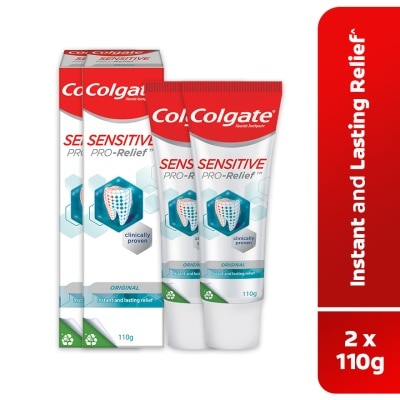 COLGATE Sensitive Pro-Relief Original Toothpaste 2x110g
