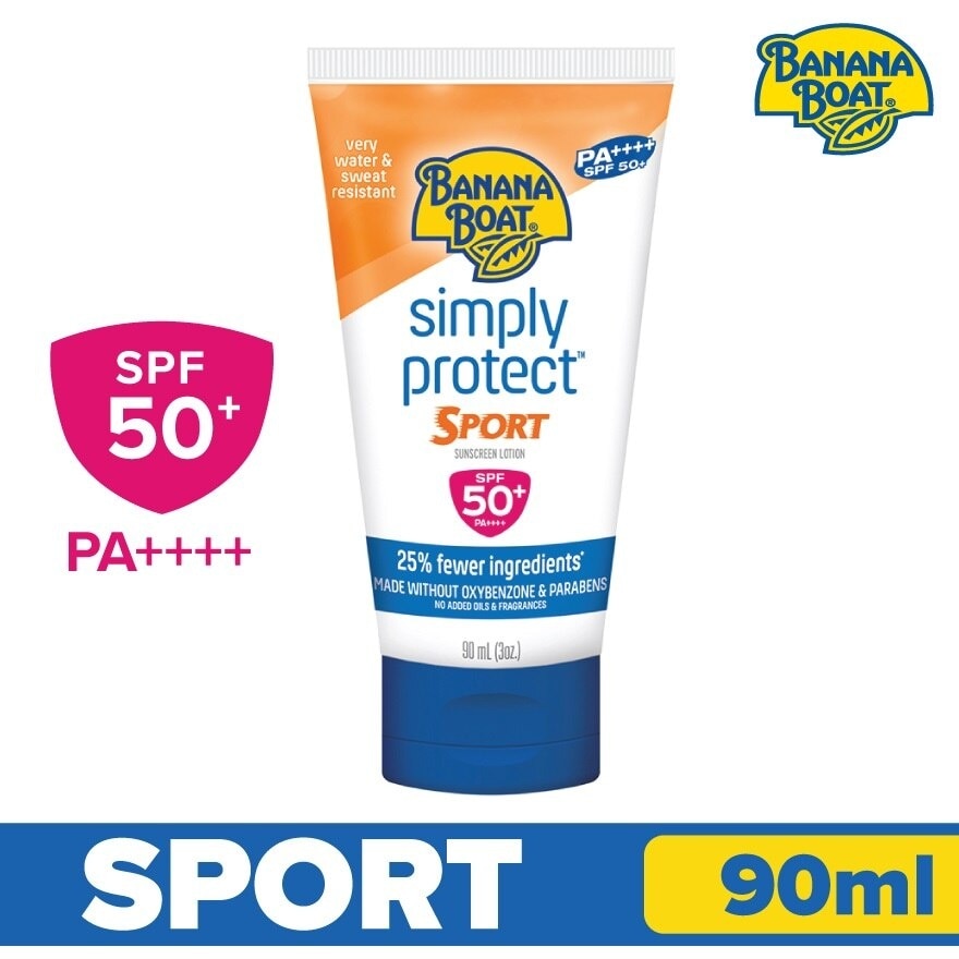 Banana Boat Simply Protect Sport Ltn SPF50 90ml.