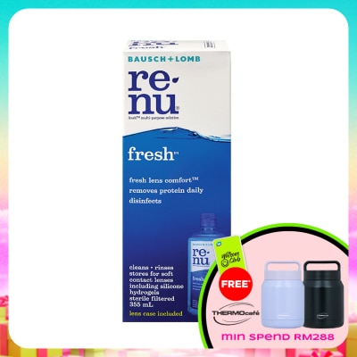 BAUSCH & LOMB - Renu Fresh Multi-Purpose Solution 355ml