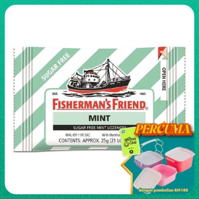 FISHERMAN'S - Sugar Free Mint Lozenges 25g