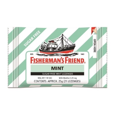 FISHERMAN'S - Sugar Free Mint Lozenges 25g image
