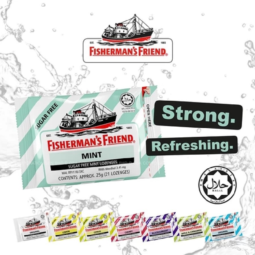 Sugar Free Mint Lozenges 25g image