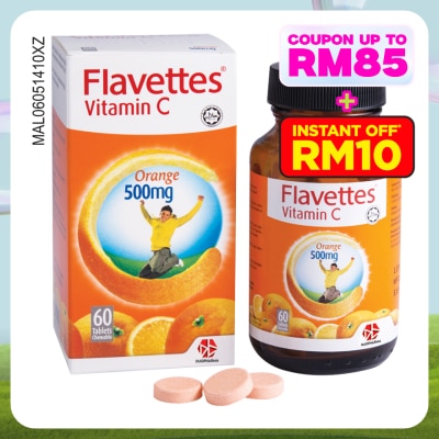 FLAVETTES Vitamin C Orange  60's
