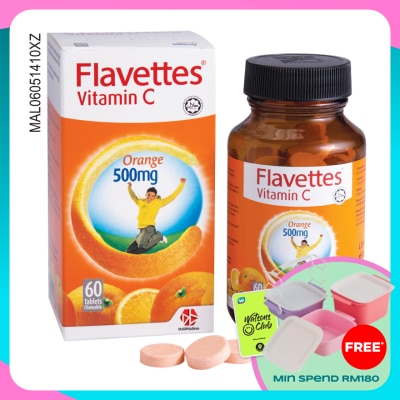 FLAVETTES Vitamin C Orange  60's