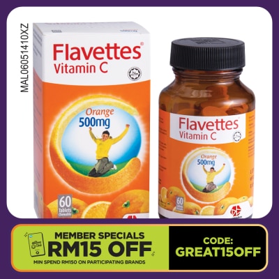 FLAVETTES Vitamin C Orange  60's