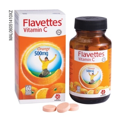 FLAVETTES Vitamin C Orange  60's