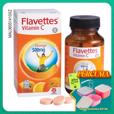 FLAVETTES - Vitamin C Orange  60's