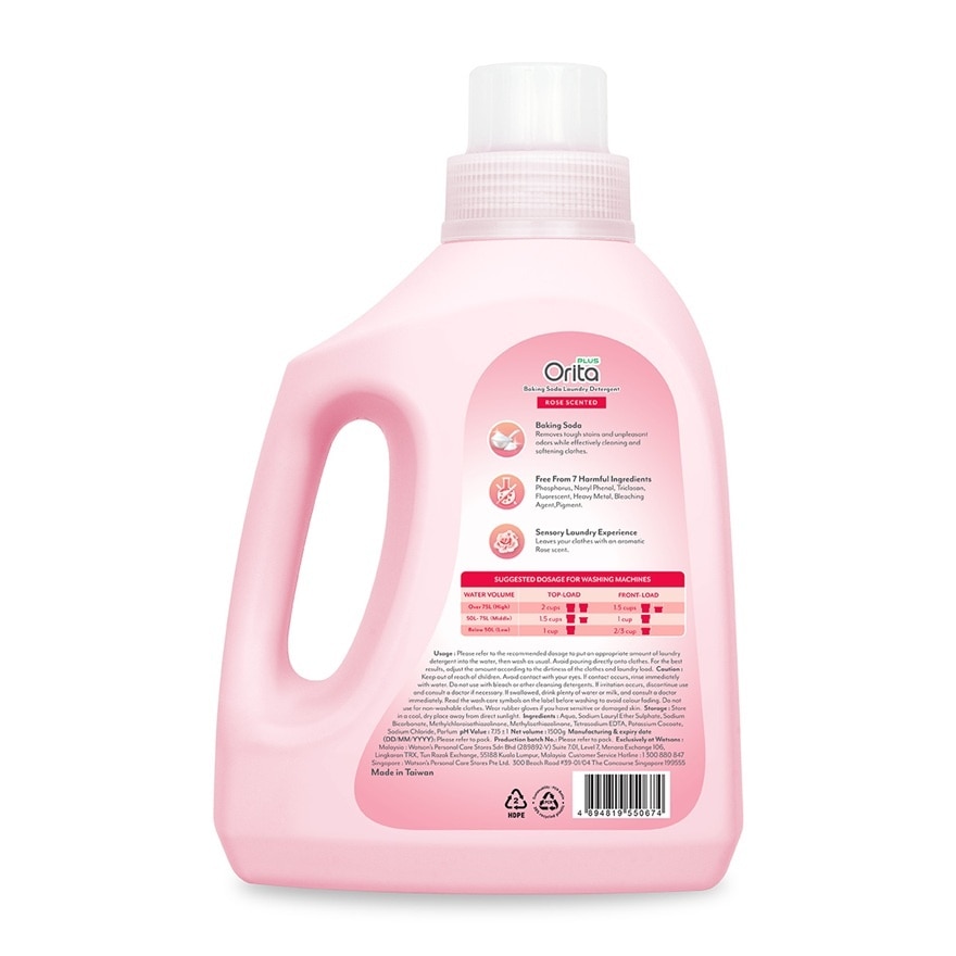 Baking Soda Liquid Detergent (ROSE)