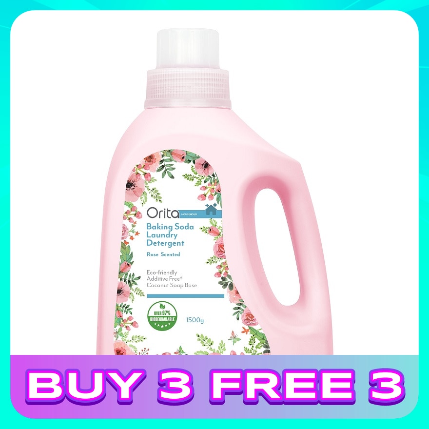 Baking Soda Liquid Detergent (ROSE)