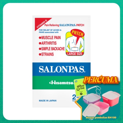 SALONPAS - Pain Relieving Patch Large Size 2s
