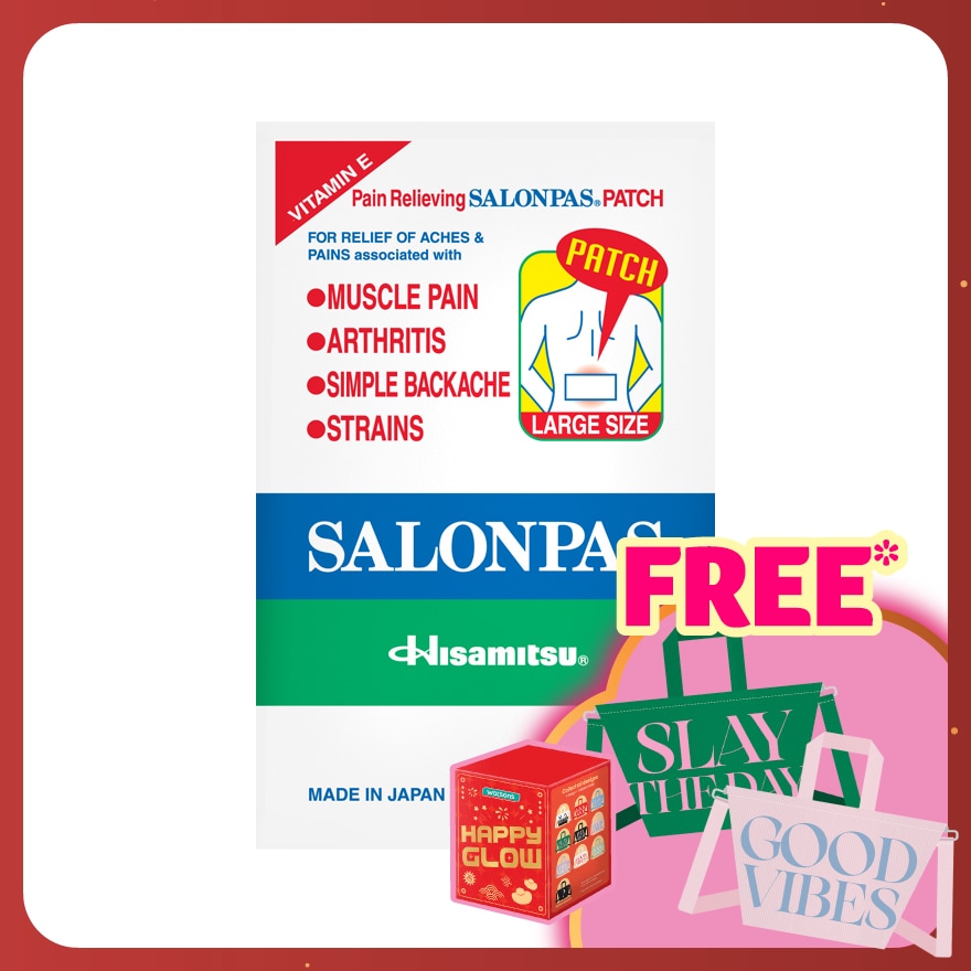 Pain Relieving Patch Large Size 2s