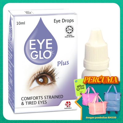 EYE GLO - Plus Eye Drop 10ml (Comforts Strained & Tired Eyes)