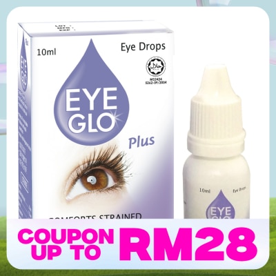 EYE GLO Plus Eye Drop 10ml (Comforts Strained & Tired Eyes)