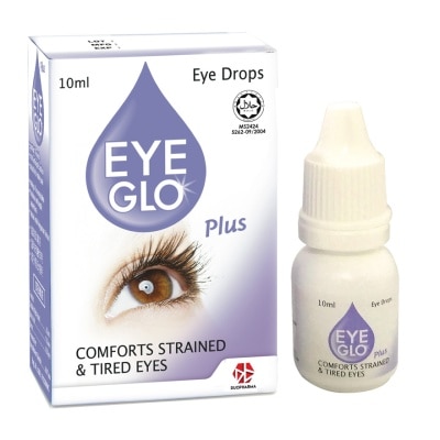 EYE GLO Plus Eye Drop 10ml (Comforts Strained & Tired Eyes)