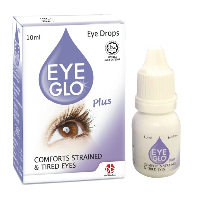 EYE GLO - Plus Eye Drop 10ml (Comforts Strained & Tired Eyes) image