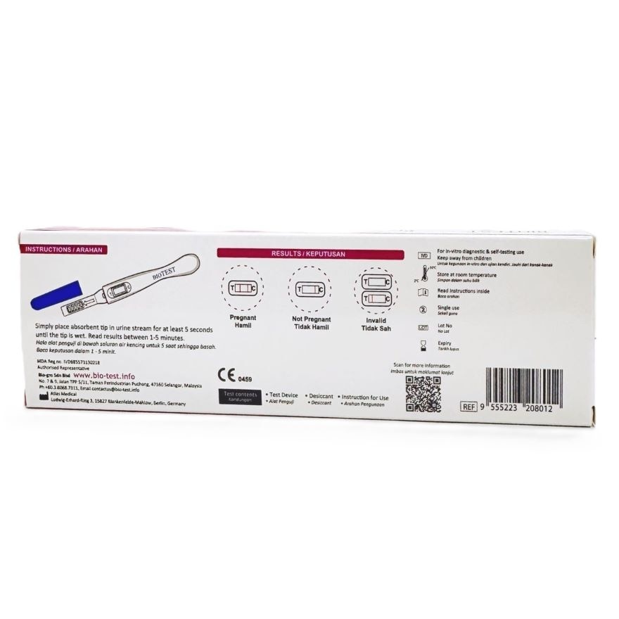 Pregnancy Test Kit Midstream 1s