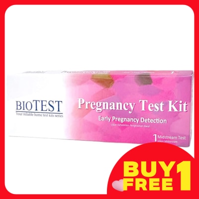 BIOTEST Pregnancy Test Kit Midstream 1s