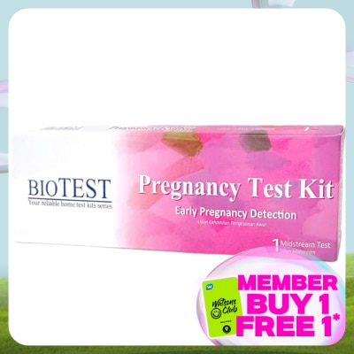 BIOTEST Pregnancy Test Kit Midstream 1s