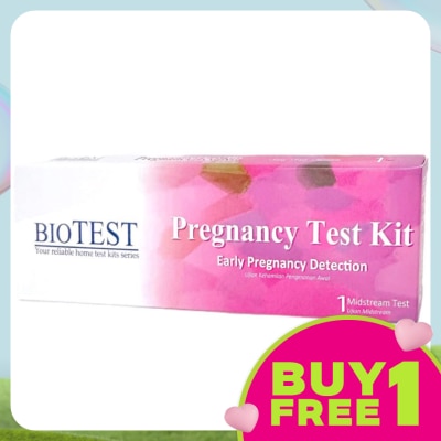 BIOTEST Pregnancy Test Kit Midstream 1s