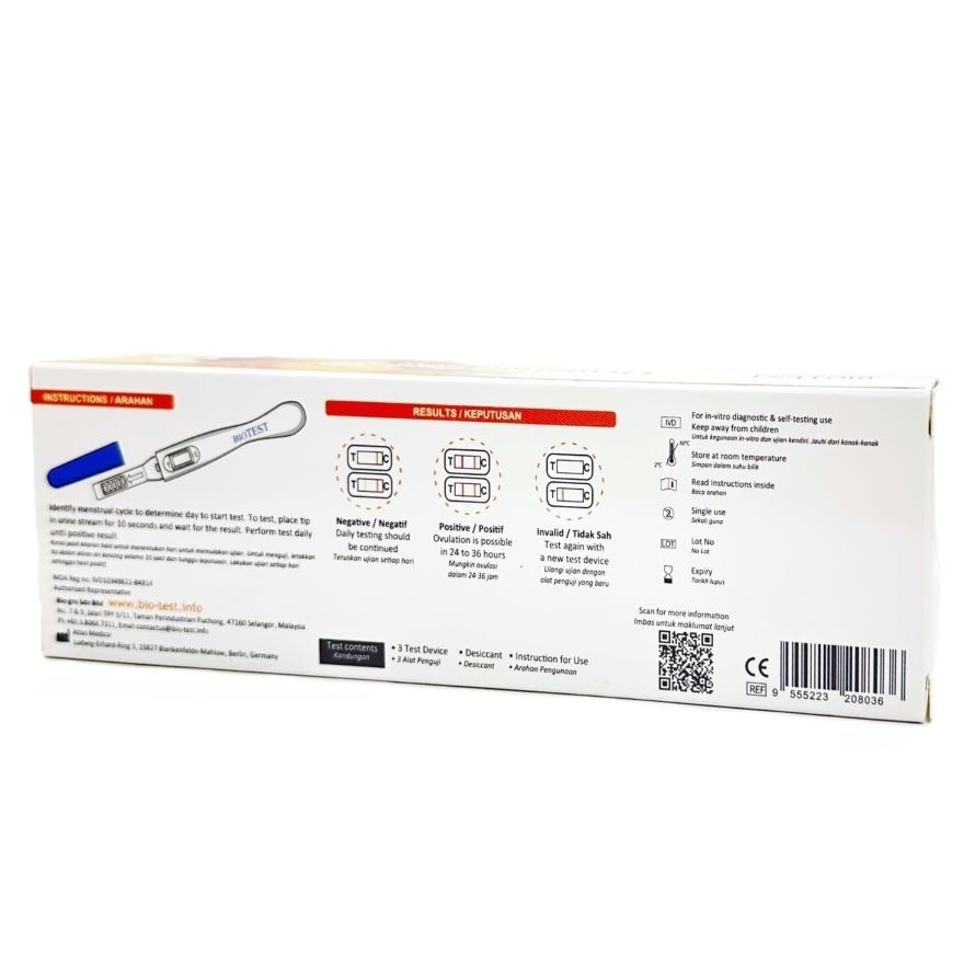 Ovulation Test Kit 3 Tests