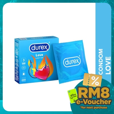 DUREX Love Easy-On Condom 3pcs /box