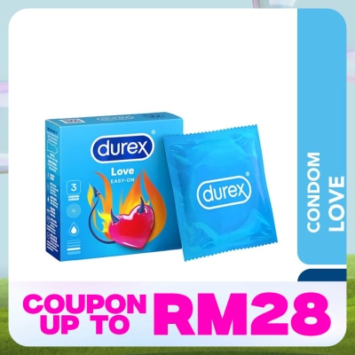 DUREX Love Easy-On Condom 3pcs /box