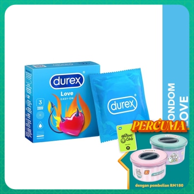 DUREX Love Easy-On Condom 3pcs /box