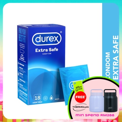 DUREX - Condom Extra Safe Easy-On 18s