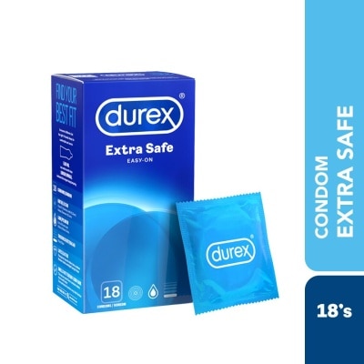 DUREX Condom Extra Safe Easy-On 18s