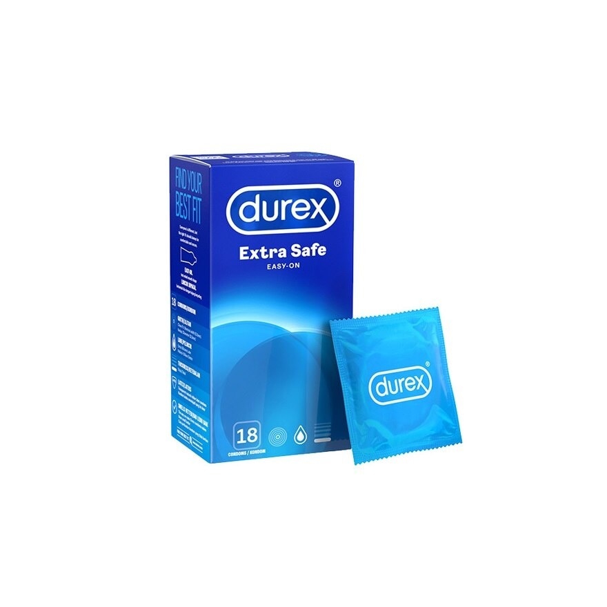 Condom Extra Safe Easy-On 18s