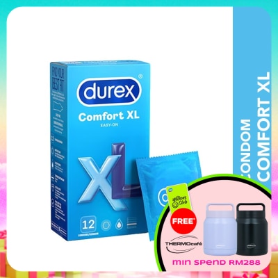 DUREX - Condom Comfort XL Easy-On 12s