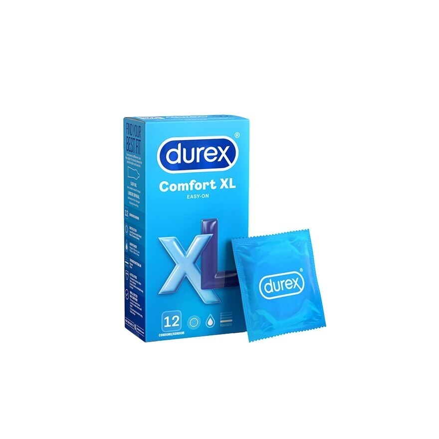 DUREX, Condom Comfort XL Easy-On 12s | Watsons Malaysia