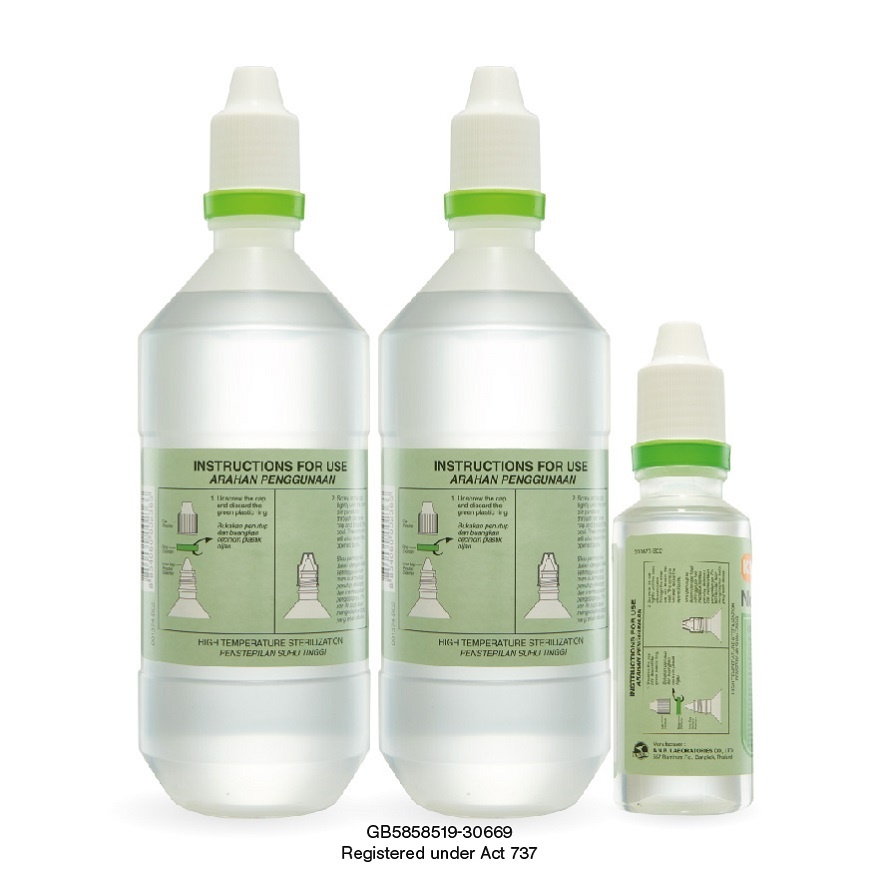 Normal Saline 2 x 500ml + 100ml image