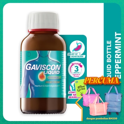 GAVISCON - Heartburn & Indigestion Relief Peppermint Bottle 200ml