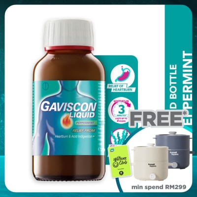 GAVISCON Heartburn & Indigestion Relief Peppermint Bottle 200ml