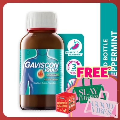 GAVISCON Heartburn & Indigestion Relief Peppermint Bottle 200ml